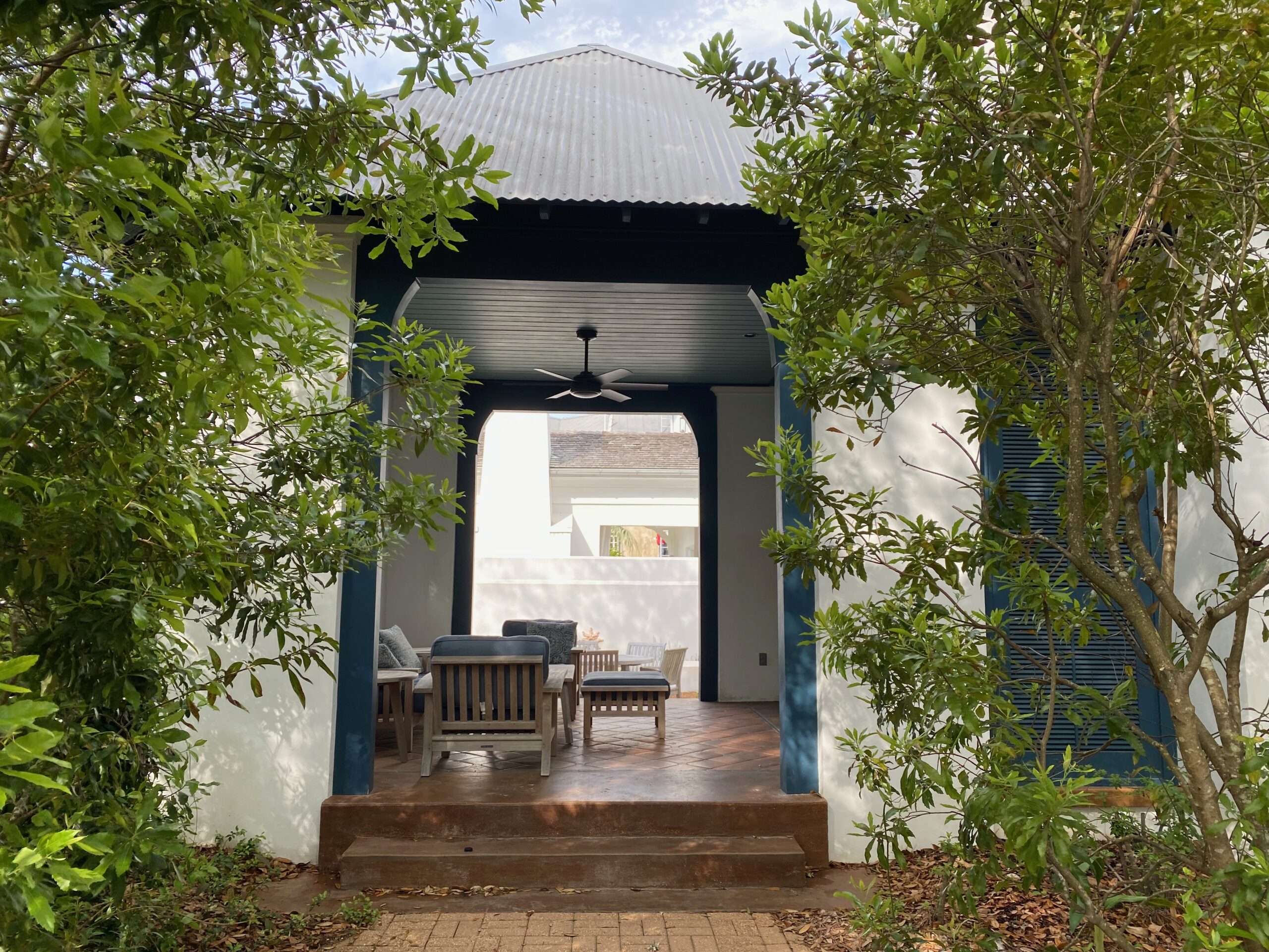 Exterior Patio - Rosemary Beach