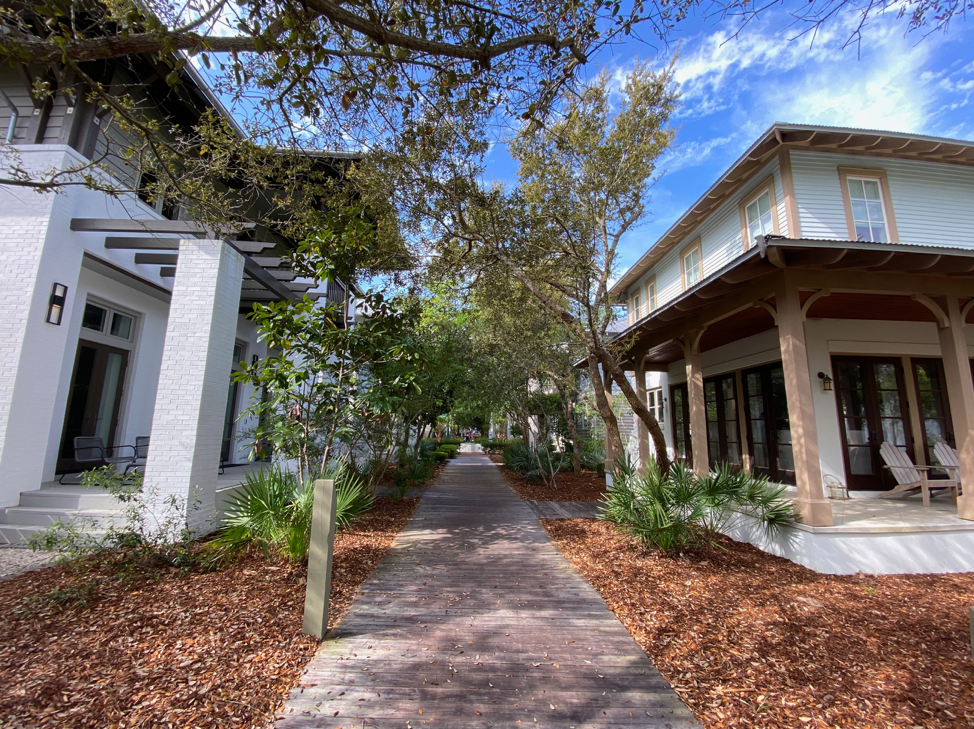 Rosemary Beach neighborhood pathway