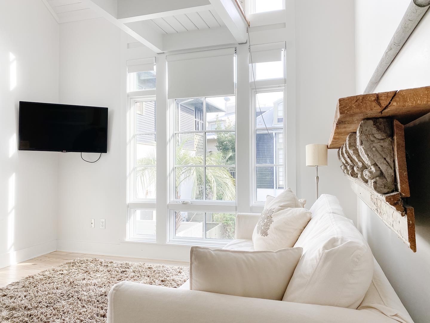 Vintage Carriage House Living Room | Rosemary Beach, FL