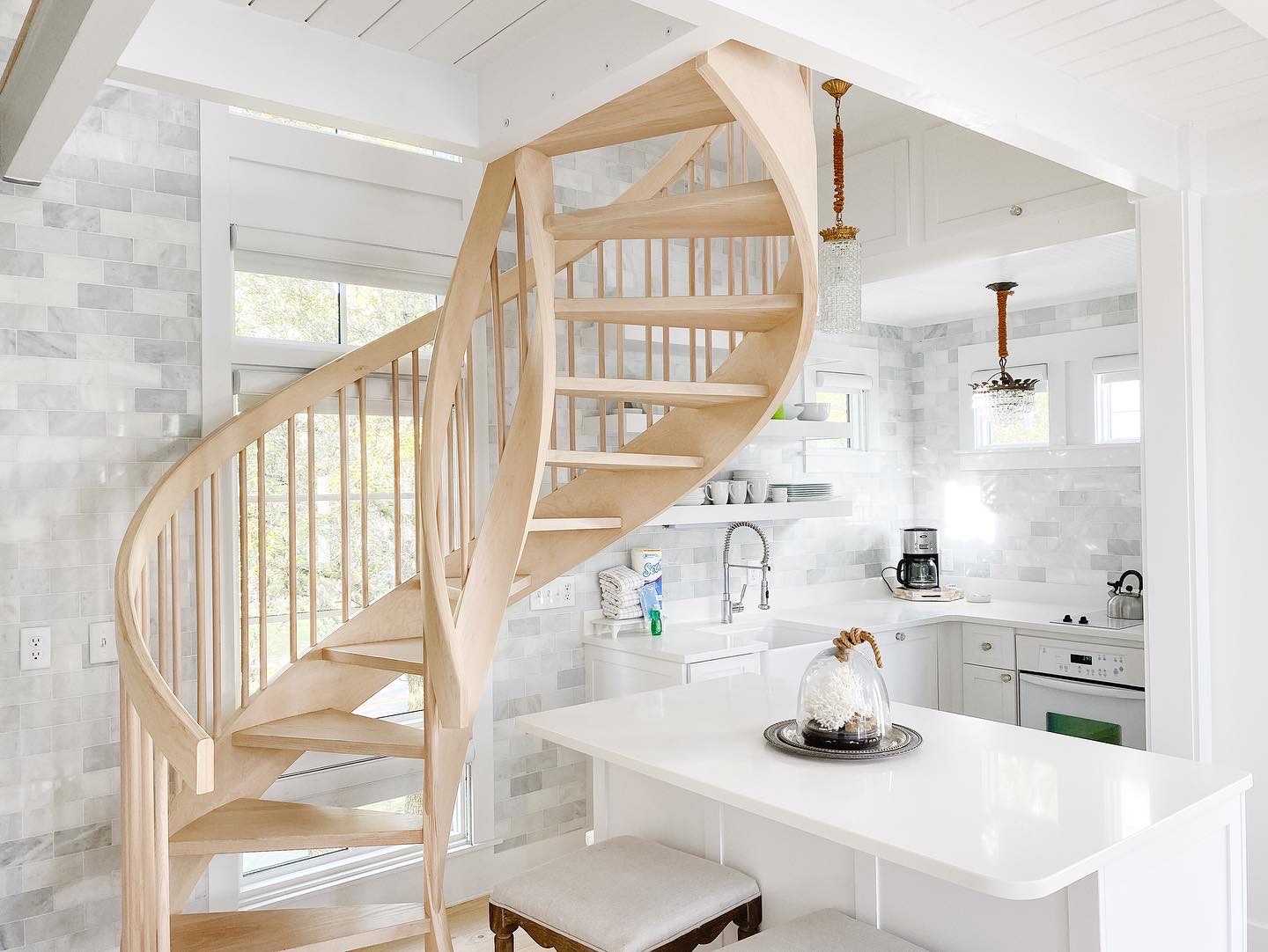 Vintage Carriage House Kitchen | Rosemary Beach, FL